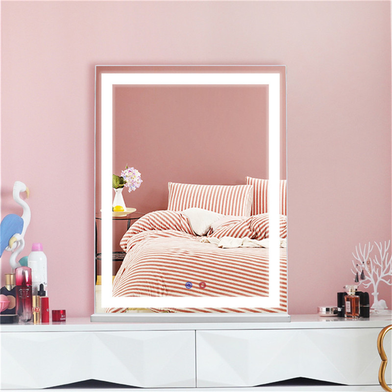 Modern Fashion Frameless Deparative Bedroom LED Light Makeup Mirror